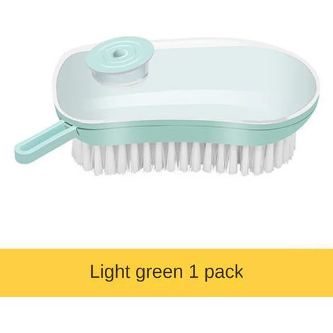 Brosse de nettoyage liquide multifonctionnelle brosse douce automatique chaussure artefact brosse à chaussures brosse à linge brosse domestique vêtements b (1/3)