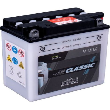 Batería de moto YB12A-B  Plomo ácido (1/2)