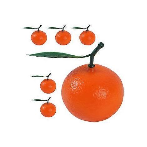künstliche kleine Orangenmodelle aus Schaumstoff, künstliche Früchte, Fotorequisiten für Obstläden