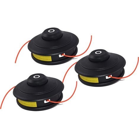 Lot de 3 têtes à double fil à avance automatique pour débroussailleuse Fuxtec (1/5)