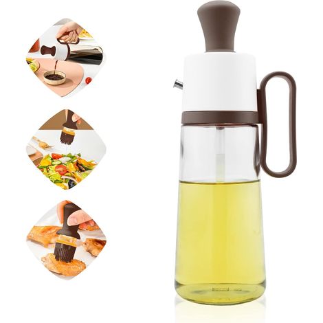 1 accessoire de cuisine : bouteille en verre pour assaisonnement, sauce soja et vinaigre-AquaForge