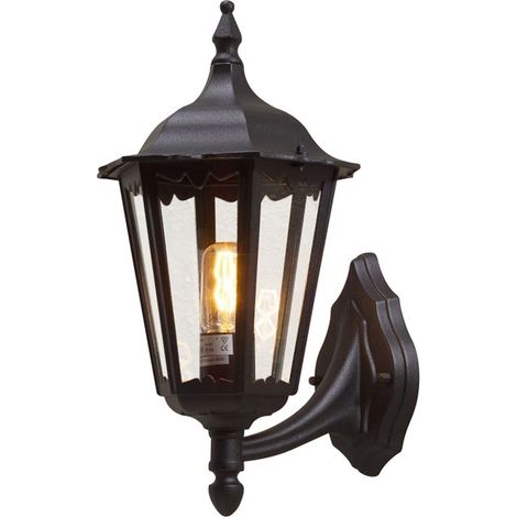 Konstsmide Firenze Grande Lanterne d'Extérieur Classique Noir Mat, IP43 (1/3)
