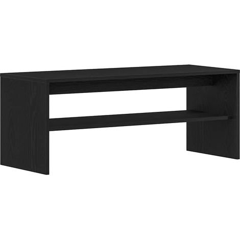Maison Exclusive - Meuble TV chêne noir 100x40x40 cm bois d'ingénierie