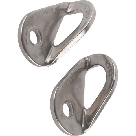 2 Pièces Plaquette de Sécurité en Acier Inox 304 pour Escalade, Spéléo et Randonnée Alpine - Filetage M10 (1/5)