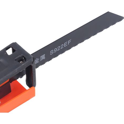 Adaptateur pour scie alternative transformant une perceuse électrique en scie pour la découpe du bois, du métal et du PVC (1/5)