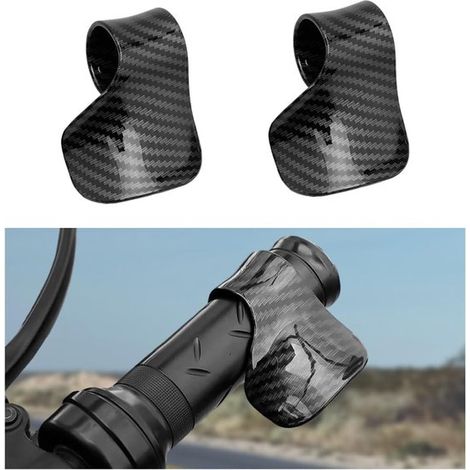 Set di 2 pezzi per cruise control da moto, montaggio sulla manopola dell'acceleratore, cruise control da manubrio, poggiapolsi, poggiamani, impugnatura del manubrio, supporto per la manopola dell'acce (1/5)