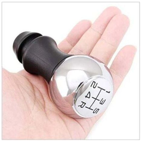 Pommeau de Levier de Vitesses pour boite manuelle 5 vitesses Chrome argent 106 206 207 306 406 307 407 408 508 807 3008 5008 C2 C3 C4 C5 (1/4)
