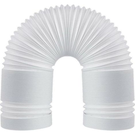 Bardusch - Tuyau d'échappement flexible en PVC, 150 mm universel avec longueur 3 m, pour climatiseur, hotte aspirante, sèche-linge. (1/5)