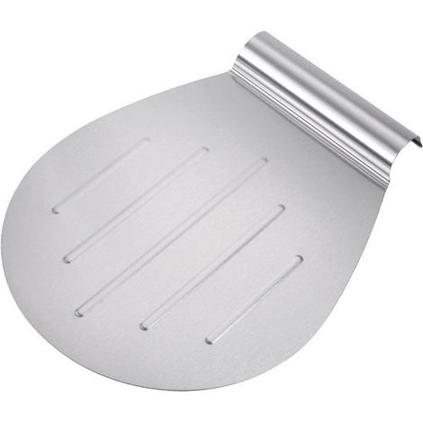 Pala para tartas y pizzas, diámetro: 32 cm, acero inoxidable, plata. (1/5)