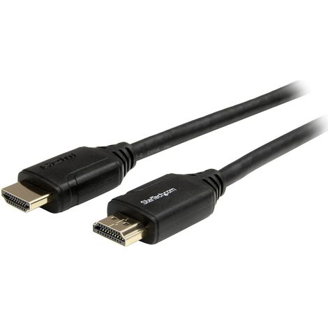 Câble HDMI 2.0 Certifié avec Ethernet 3m, 4K 60Hz, HDR10, Noir (1/5)