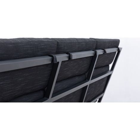 Gardissimo 4er Set Dining Terrassenstuhl Vigo – Stapelbar, Stufenlos Verstellbar, Inkl. Sitzkissen – Aluminium, Wetterfest