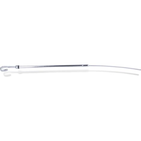 Jauge d'huile tube en acier inoxydable 12 pouces, outil de niveau d'huile de remplacement pour moteur Chrysler 318 340 360, chrome argenté (1/5)