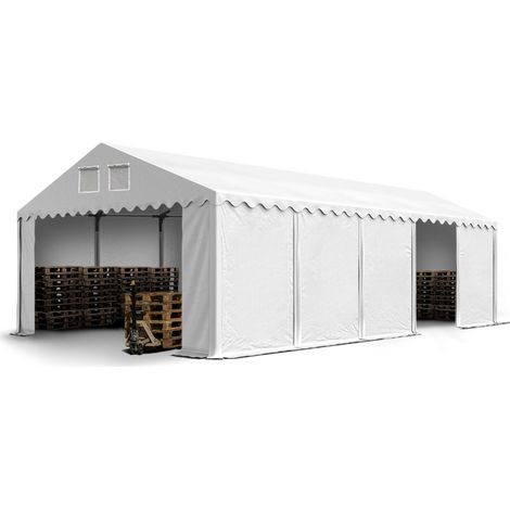 6x10m Tente de stockage TOOLPORT, PVC 1400 N anti-feu, H. 2,6m