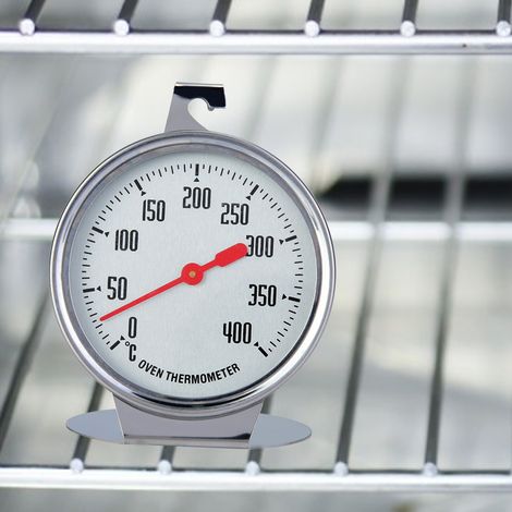 Stand-Ofenthermometer aus Edelstahl, große Skala, Küchenbackzubehör (1/5)