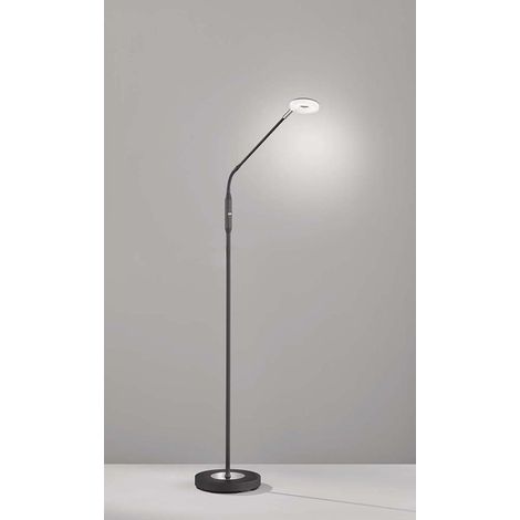 Lampadaire lampe d'appoint dimmable LED CCT lampe de salon noir orientable