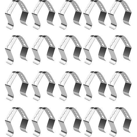 Lot de 50 sondes de température en acier inoxydable pour barbecue, support de fixation universel à 3 trous. (1/5)