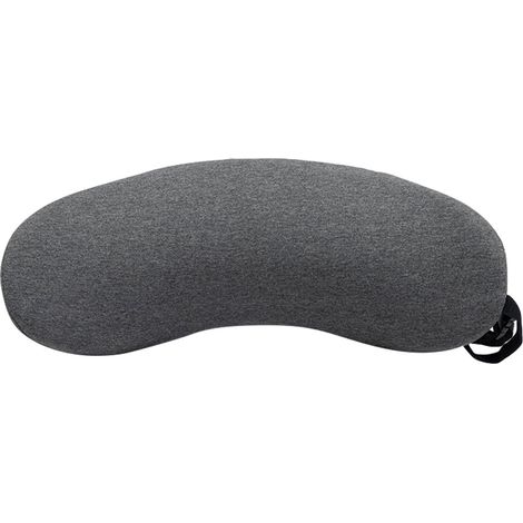 Coussin de soutien lombaire en mousse à mémoire de forme, souple et résiliente, réduisant la pression, ergonomique, pour le dos et la taille, gris foncé, 47 x 21 x 13 cm / 18,5 x 8,3 x 5,1 pouces