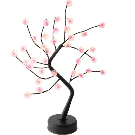 Lampe Arbre LED Télécommande Décoration Arbre Artificiel DIY Lumière Nocturne (1/5)