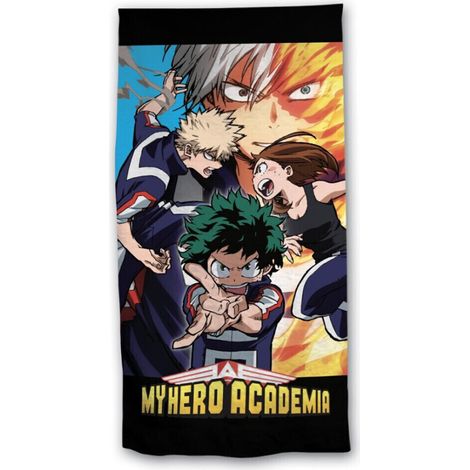 Serviette de plage - My Hero Academia avec tous les personnages - 70x140 cm (1/3)