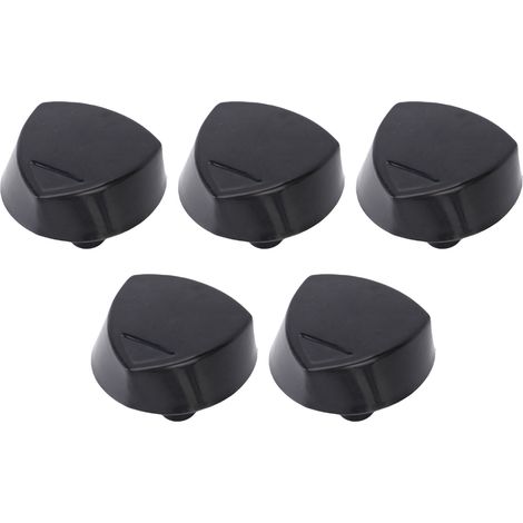 Bouton de remplacement de cuisinière, 5 pièces, universel, adapté à la gamme de table de cuisson pour la cuisine, facile à installer