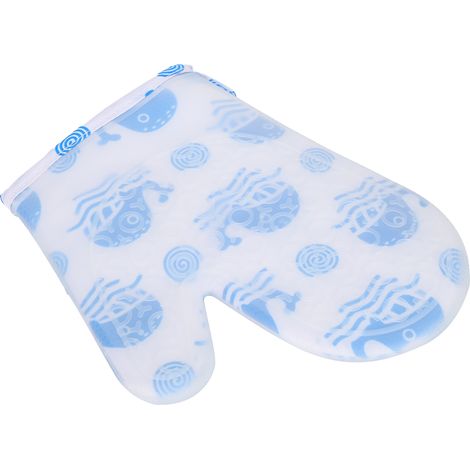 Gants doublés de silicone et de coton, gants nordiques épais isolants thermiques, gants pour four à micro-ondes en gros, gants courts en forme de baleine. (1/5)