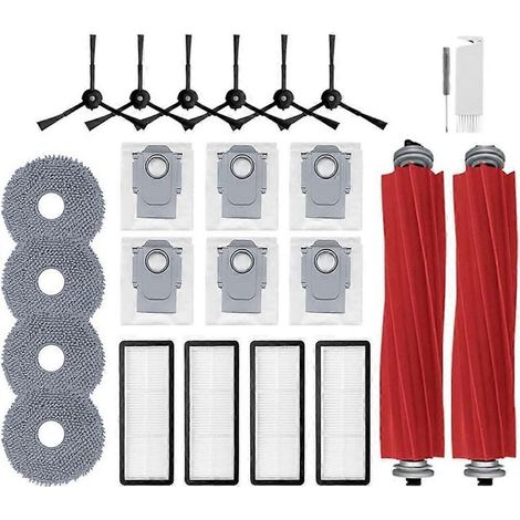 Kit de 24 accessoires de rechange pour aspirateur robot Roborock Qrevo S/Qrevo Plus/Qrevo Pro