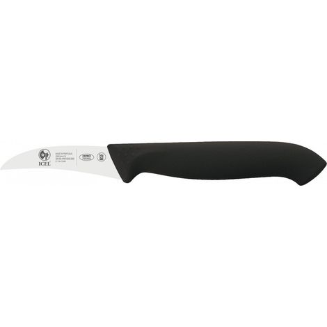 Icel Horeca Prime spelucchino curvo acciaio inox nero 7 cm