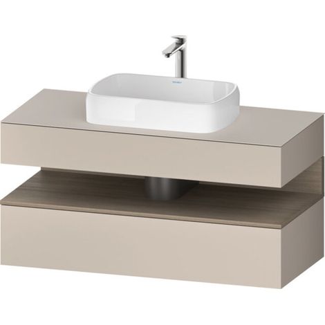 Duravit Collection One Konsolenwaschtischunterbau, 1 Auszug, 1 (1/2)