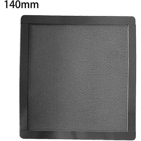 Filtre à poussière à cadre magnétique pour ventilateurs d'ordinateur, grille de filtre à poussière pour ventilateur PC en PVC, couvercle anti-poussière pour ventilateurs d'ordinateur, multicolore (140 (1/5)