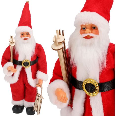 BABBO NATALE Figurina elfo natalizia da 30 cm GRANDE (1/5)