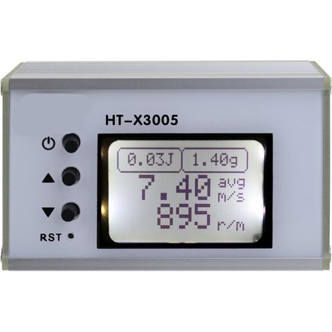 Medidor de velocidad balística portátil de 1 a 999 m/s, con pantalla LCD retroiluminada de precisión, para la medición de la velocidad de vuelo. (1/2)
