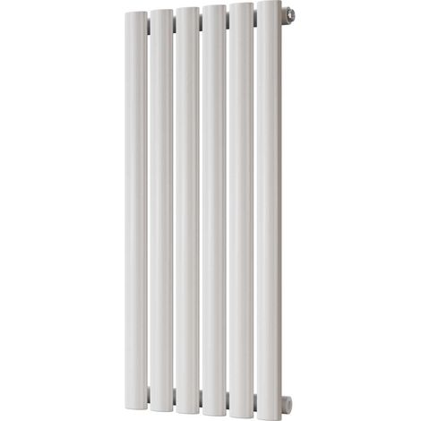 Omeara - White Designer Radiator H800mm x W348mm Single Panel