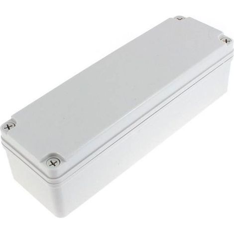 1 Boîte de dérivation électrique, étanche, plastique, 250 mm x 80 mm x 70 mm, pour usage extérieur (1/4)