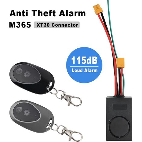 Alarm Antivol - Pour Trottinette Électrique - 115 dB - Compatible Xiaomi 1S M365 PRO - Tension Universelle 36 à 55 V - Alarme Électronique - 1 Pièce (1/5)