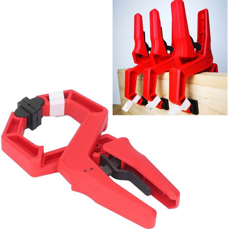 Les clips à cliquet à ressort pour le travail du bois fixent des pinces rapides de 5 cm (2 pouces). (1/5)