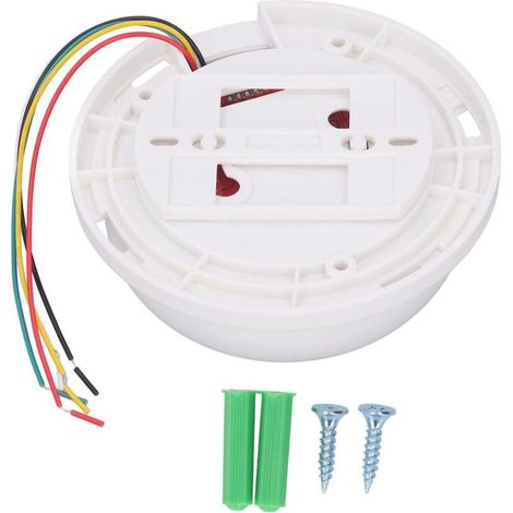 Détecteur de gaz naturel ABS plafond alerte réseau alerte sonore et lumineuse alarme de gaz pour coffre-fort domestique 1228V (1/4)
