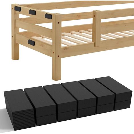 20 - Espaceur Mousse Eva - Coussinet Protection Murale - Butoir Tête De Lit Anti Bruit Et Anti Collision Pour Meuble Et Poignée De Porte - Blanc - 5mm X 10cm X 10cm Et 15mm X 10cm X 10cm (1/5)