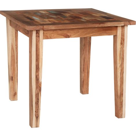 Coastal Small Dining Table - Wood - L85 x W88 x H76 cm (1/4)