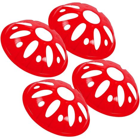 Cônes de disque d'entraînement de football portables, adaptés à l'entraînement d'agilité, paquet de 16. (1/5)