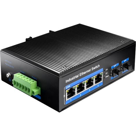 Cudy IG1004S2P switch No administrado Gigabit Ethernet (10/100/1000) Energía sobre Ethernet (PoE) Negro (1/5)