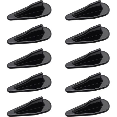1 Aileron de toit, fibre de carbone, design requin noir, modification aérodynamique, universel(Troisième trimestre : septembre) (1/5)