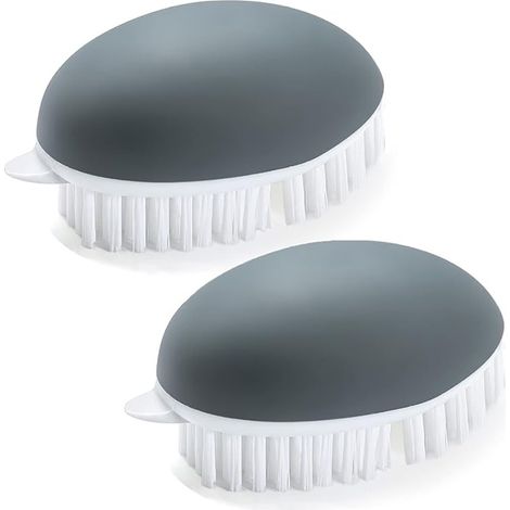 brosse à fruits et légumes 2 ensembles de nettoyeur de nourriture gris (1/5)