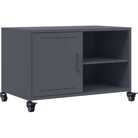 Maison Exclusive - TV-Schrank Anthrazit 68x39x43,5 cm Stahl