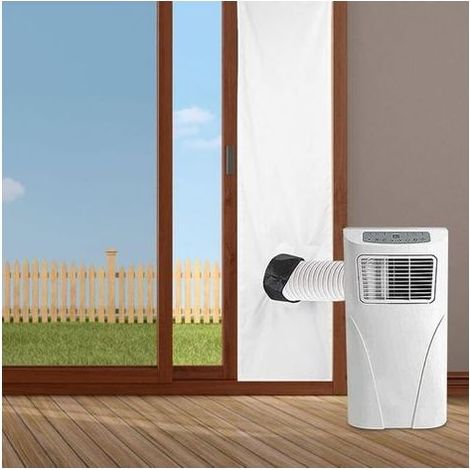 Portable Air Conditioner Window Seal 200cm, Adjustable Waterproof Fixing Tape, Universal Window Kit for Mobile Air Conditioner, Window Kit for Air Conditioner 200cm (1/5)
