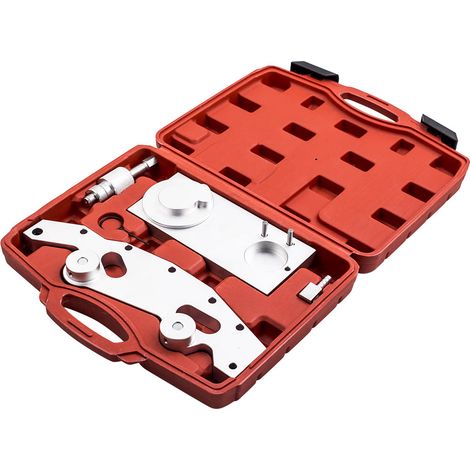 5pcs Camshaft Double Engine Timing Locking Tool Kit Set for BMW M52TU M54 M56 M54B25 M54B30 Kit de herramientas de bloqueo de sincronización (1/5)