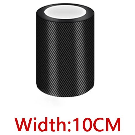 (5 m,10 cm) 1 m/3 m/5 m Autocollants en fibre de carbone 3D pour voiture : protection anti-marquage pour seuils de porte,coffre,pare-chocs,rétroviseurs latéraux,ruban anti-rayures,autocollants automob (1/3)