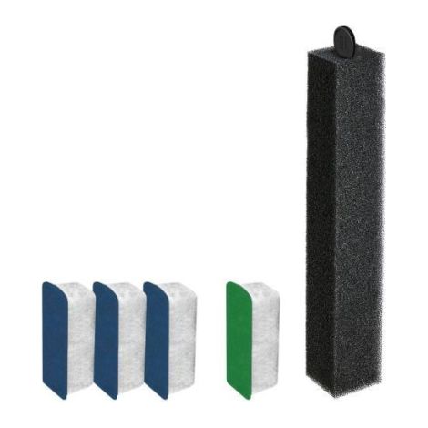 CIANO, Aquarium Consommables - Cartouches de Filtration de Rechange pour Filtre d'Aquarium- Pack 3 mois, Taille L - Eau Cristall
