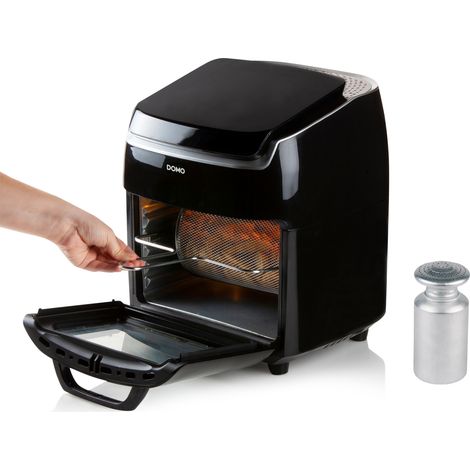 Heißluftfritteuse digital 10Ltr. Mini Backofen Rotierkorb & Salzstreuer (1/5)