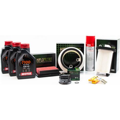 Kit Entretien Révision pour YAMAHA XP 530 TMAX de 2012 à 2016 - Huile MOTUL 7100 10w40 3L