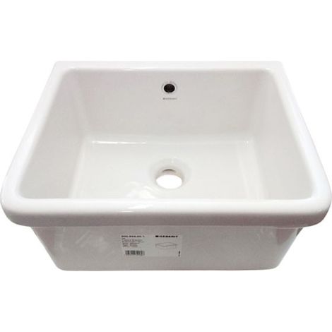 Lavatoio 50 cm bianco lucido - Geberit Publica Ruscello (1/5)